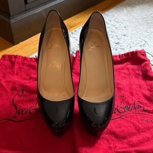 Christian Louboutin Glossy Black Heels